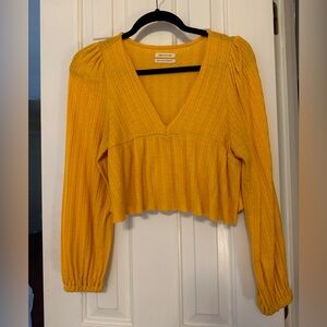 Urban outfitters yellow sweater